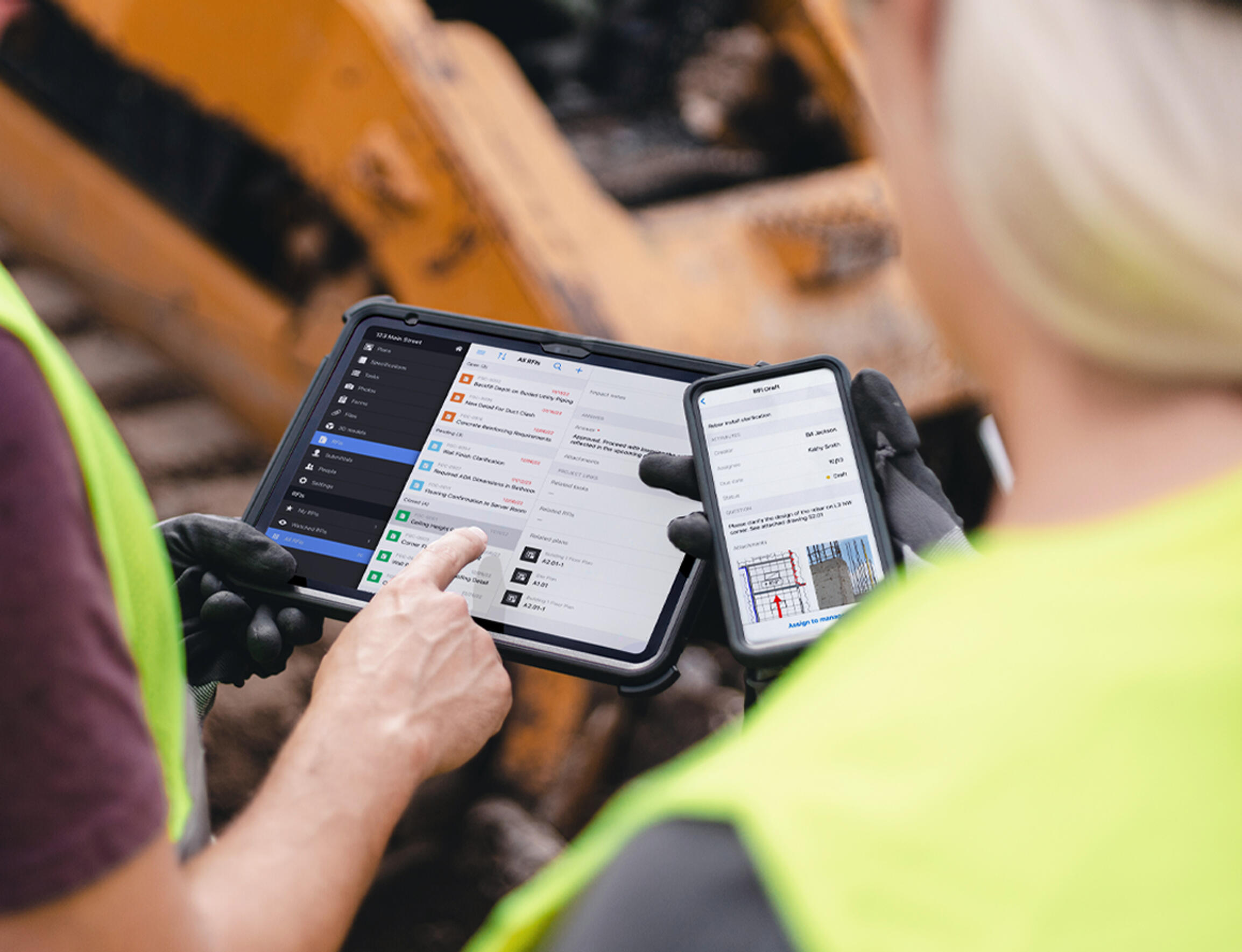 Task and form views on iPad and iPhone