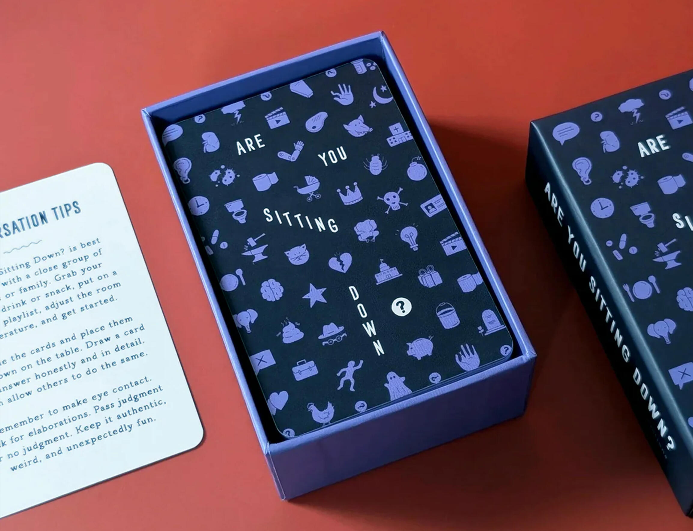 Deck of cards in the box